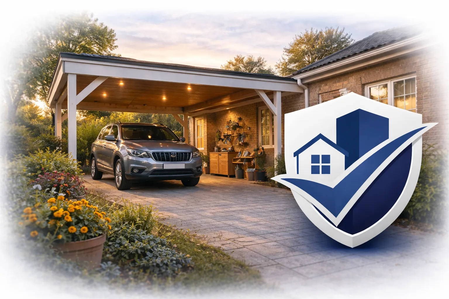 Carport placering ved skel